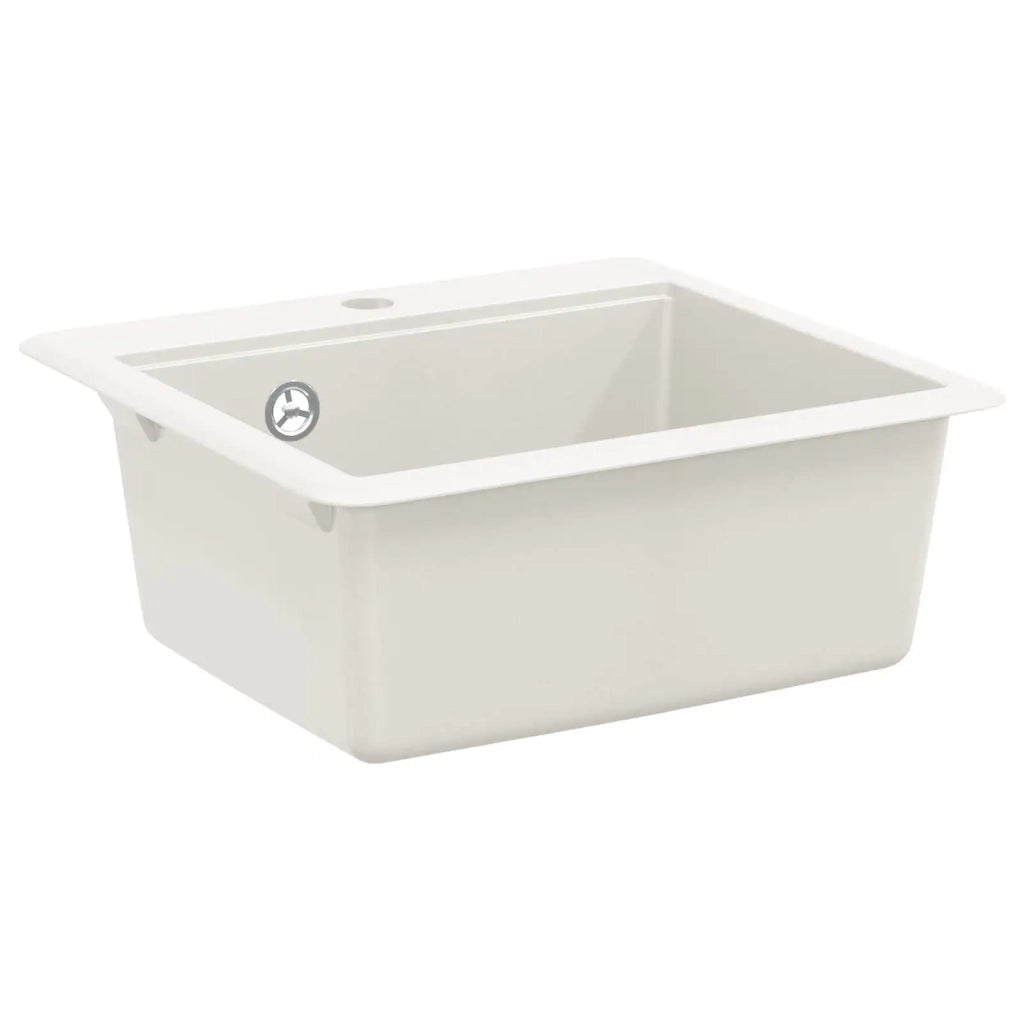 Lavello Bianco 470 x 440 mm Granito CFW9491369