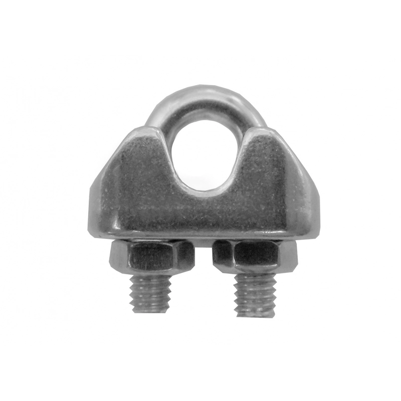 MORSETTO INOX 316 Ø MM.2-3 WIRE ROPE CLIP Ø MM.16