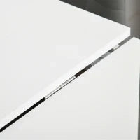 Tavolo da Pranzo Allungabile, Design Moderno, Tavolo Pieghevole Salvaspazio con Ruote 120 × 80 × 73cm