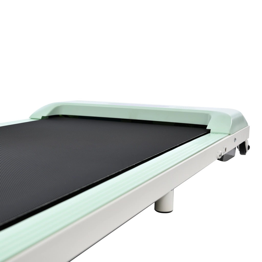 Tapis Roulant 2 in 1 Verde 1-6 km/h con Bluetooth, Display LED, Telecomando e Portata 90 kg