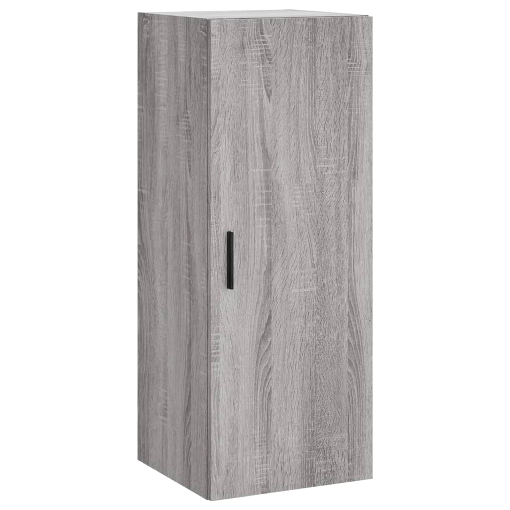 Buffet credenza cassettiera armadio mobile contenitore organizer cucina soggiorno salotto rovere Sonoma alto 34,5 x 34 x 180 cm legno ingegnerizzato grigio 02_0035202