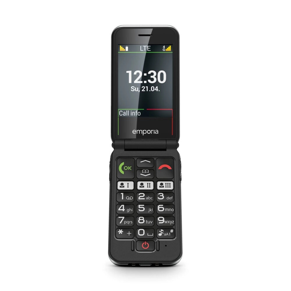 Emporia emporiajoy-lte 7,11 cm (2.8") 115 g nero telefono per anziani - V228I_LTE_001