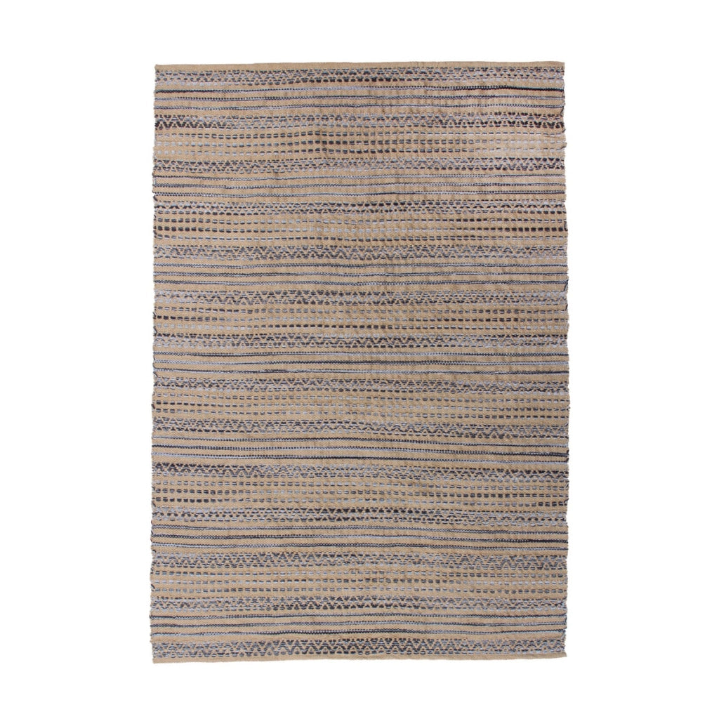 Tappeto Sienna 700 in Juta e Cotone Grigio 160x230 cm