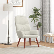 Sedia Relax Bianco Crema Velluto 4102619
