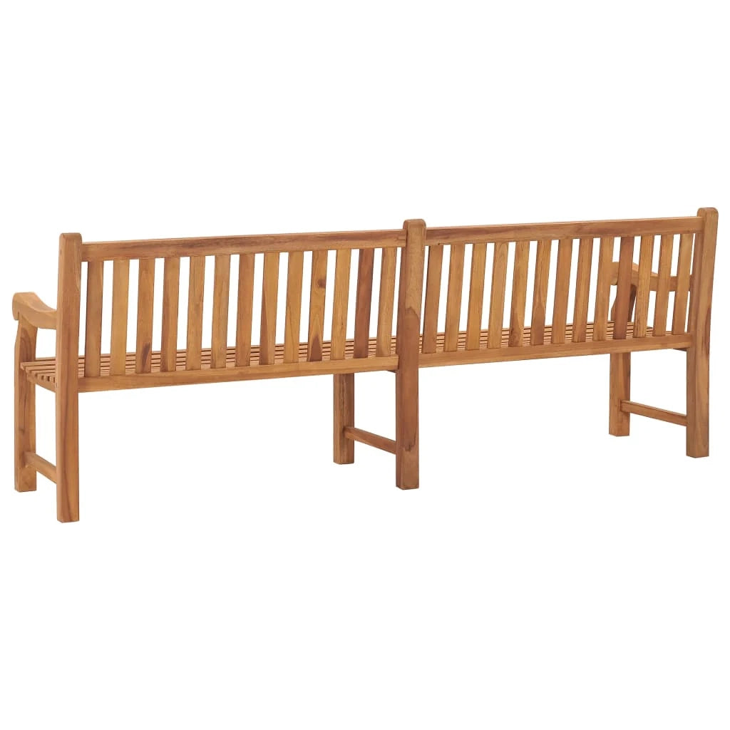 Panca da giardino mobili da esterno per patio terrazza 228 x 69 x 92 cm legno massello di teak 02_0011304