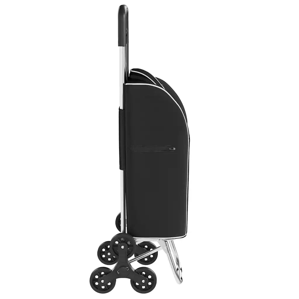 Carrello della spesa Nero 39,5 x 33 x 93 cm Tessuto Oxford 42002342