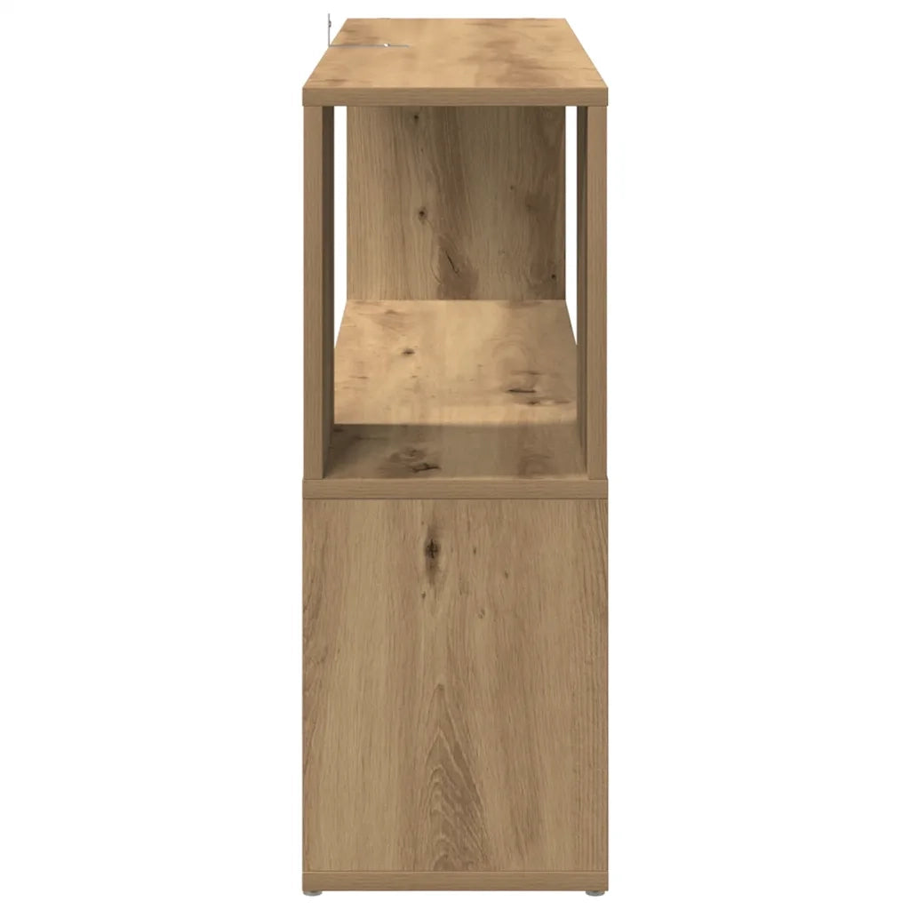 Libreria-Scaffale per Libri-Mobile di Stoccaggio Rovere Artigianale 100x24x63 cm in Truciolato