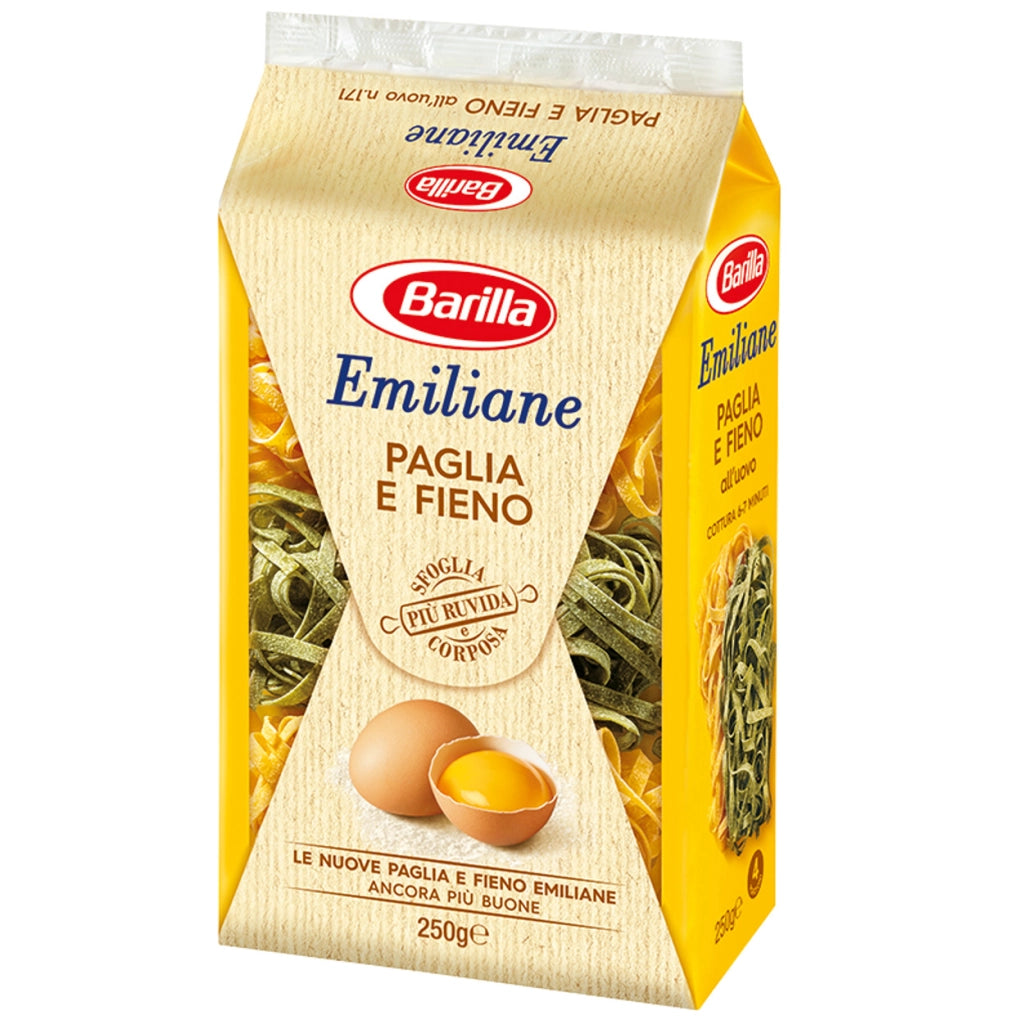Barilla emiliane paglia e fieno all'uovo 250 grammi
