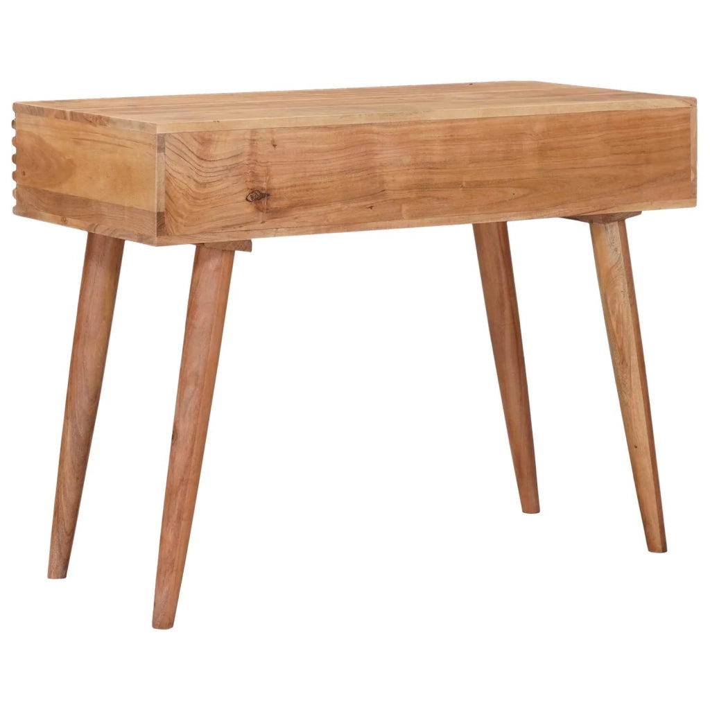 Scrivania | Tavolo da Ufficio Fatta a Mano Marrone Teak Legno di Acacia Massello
