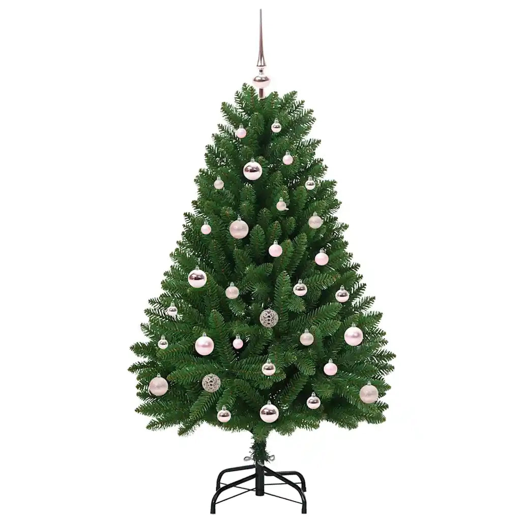 Albero di Natale | Decorazioni natalizie artificiale Verde 120 cm PVC e Metallo