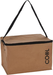 Tas da isolamento, con chiusura a raccordo, termica, isolata caldo o freddo, riutilizzabile, impermeabile (Borsa marrone 10L 30x20x22cm)