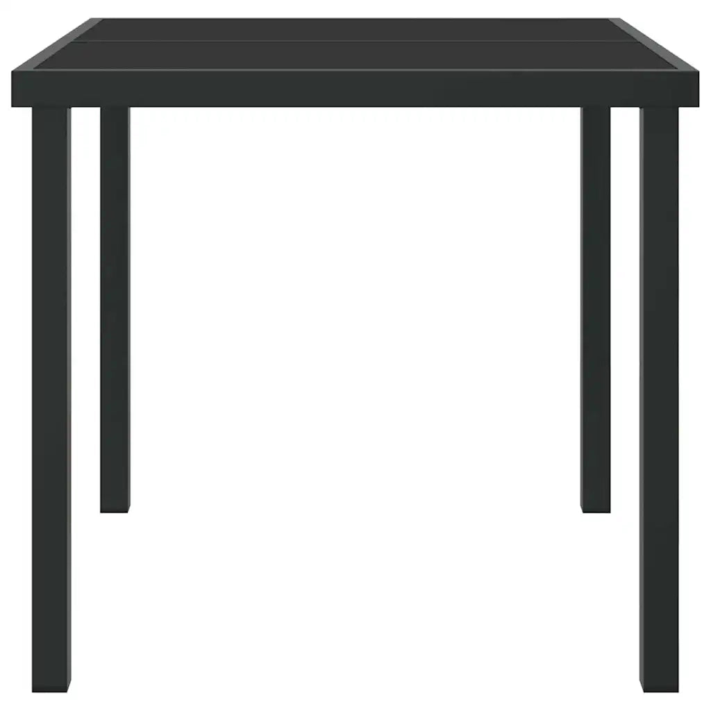 Tavolo da Giardino Nero 80 x 80 x 73 cm Metallo 42010312