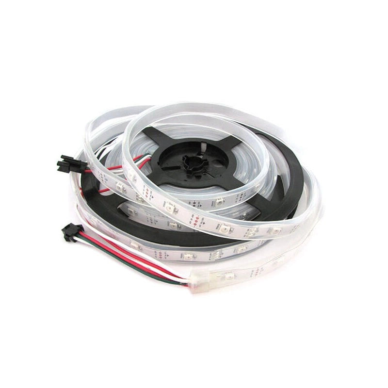 Striscia Bobina Striscia Led SPI Magic Color RGB Con IC WS2812 5V Con 150 Smd 5050 5 Metri Con Guaine IP67
