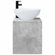 Mobile Lavabo | Armadio Lavabo da parete Grigio Cemento 49 x 44,5 x 66,5 cm