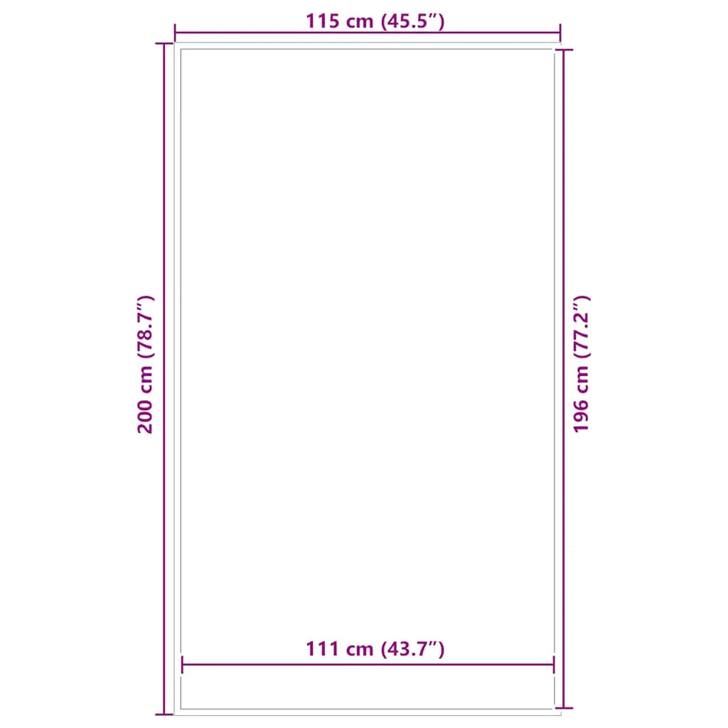 Zerbino flessibile e antiscivolo a righe per uso interno ed esterno 115 x 200 cm PP nero 02_0058143