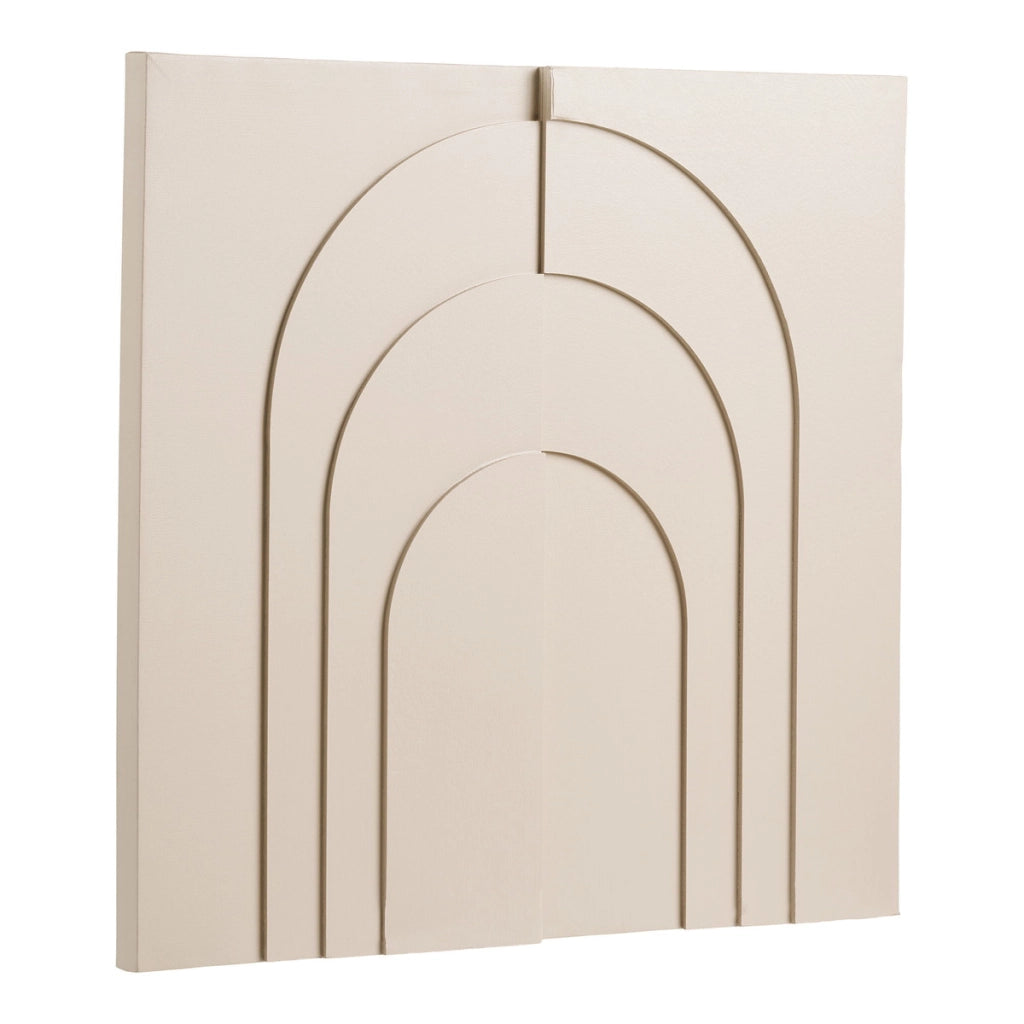 Pannello Decorativo Ina, Beige, MDF, 5x60x60 cm