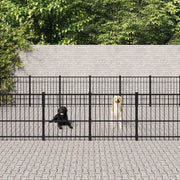 Gabbia per Cani da Esterno in Acciaio 32,93 mÂ²