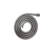 Flessibile doccia di 150 cm in acciaio, cromato con doppia aggraffatura