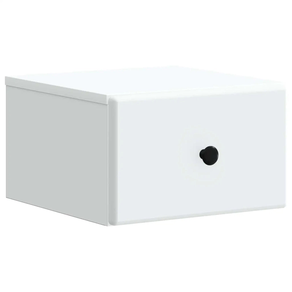 Mobiletto da notte a muro 2 pcs Bianco 34,5 x 33 x 20 cm 899106