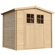 Casetta da Giardino in Legno per Esterni -  H218 x 236 x 226 cm/ 4.33 m2 - TIMBELA M369F+M369G
