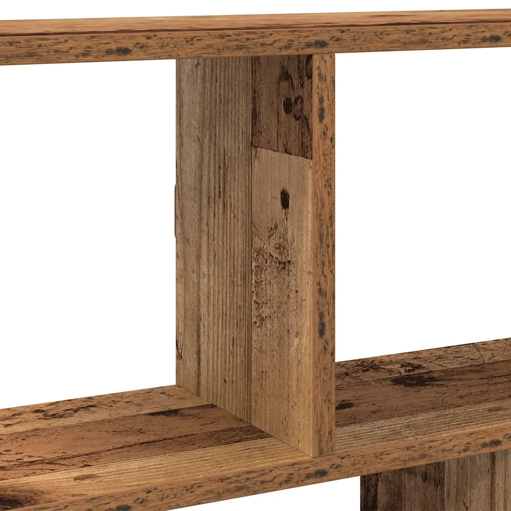 vidaXL Mensola a Muro a Cubo 12 Scomparti in Truciolato Legno Antico