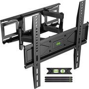 Supporto per TV da parete girevole inclinabile per schermi LED, plasma da 32 a 65 o 70 pollici, supporto per TV da parete universale con braccio doppio ultraresistente, peso massimo 50 kg, compatibile con VESA 75 x 75 - 400 x 400 mm