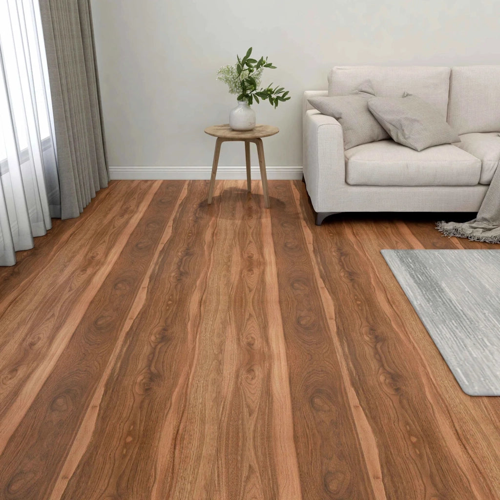 Tavole per Pavimenti 5,11 m2 55 pz PVC Legno Scuro CFW9120838