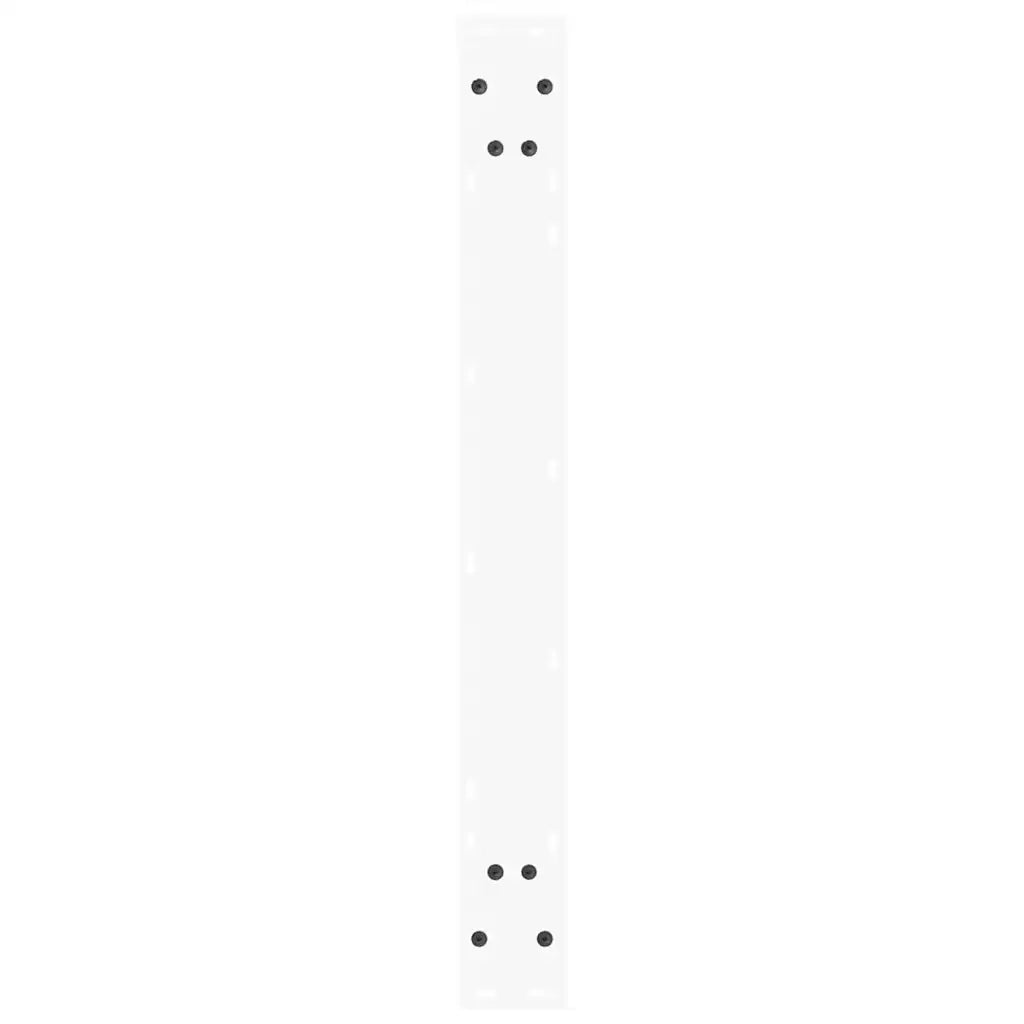 Gambe per tavolo da pranzo a forma di V 3 pz bianche 90x(72-73,3) cm in acciaio 4012593