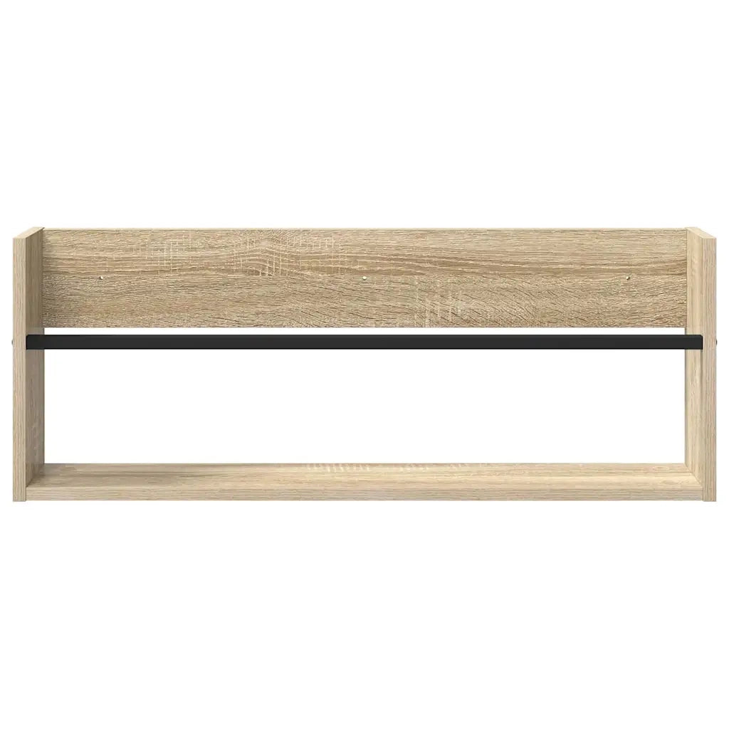 Scaffale per riviste Rovere Sonoma 80 x 12 x 30 cm 890806