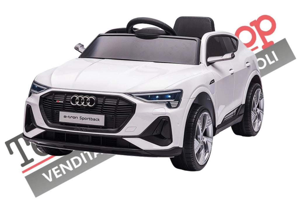 Auto Elettrica per Bambini Audi E-Tron 12v colore Bianco