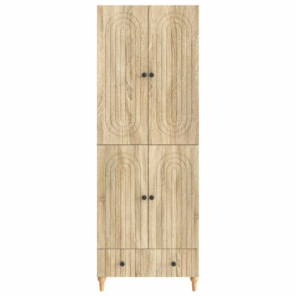 Set di armadi 2 pcs 66 x 34,5 x 95 cm Legno ingegnerizzato