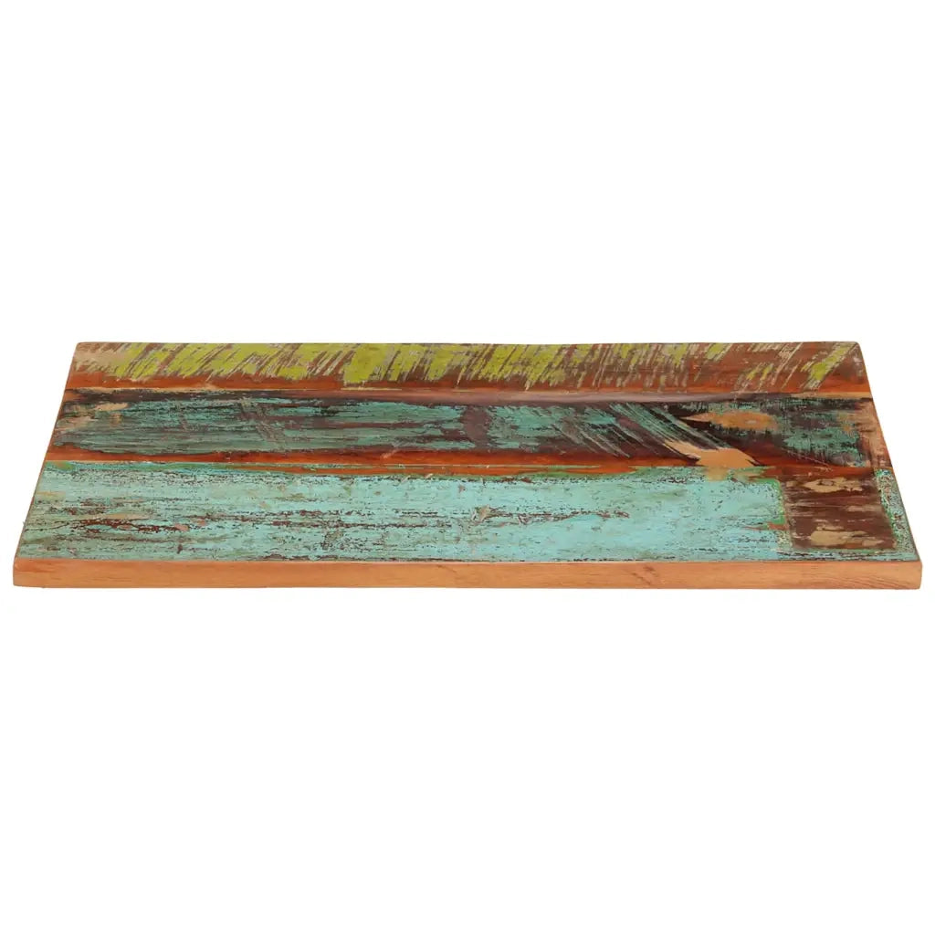 Piano Tavolo Rettangolare 60x80 cm 25-27 mm Legno di Recupero cod mxl 62482