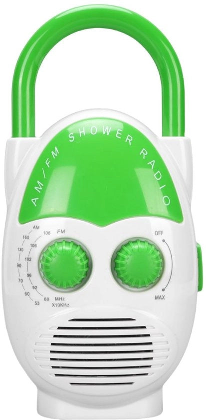 Radio da Bagno IPX5 - Acqua Resistente - Radio Portatile - AM/FM - Altoparlante Integrato - Regolabile Volume - Adatto per la Stanza d'Acqua 

Modello: 
Tipo di Protezione: IPX5
Compatibilità: Badkamer