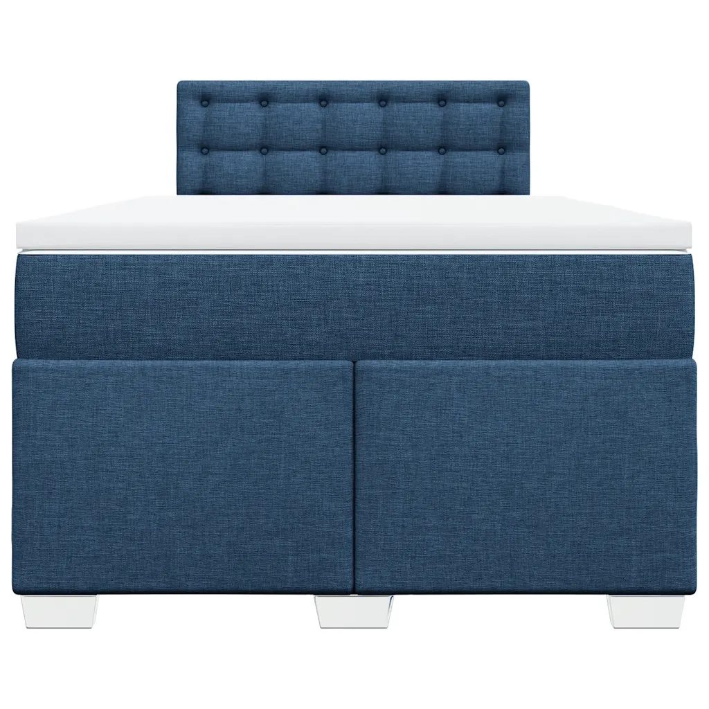 Giroletto a Molle con Materasso Blu 120x200 cm in Tessuto 3288175