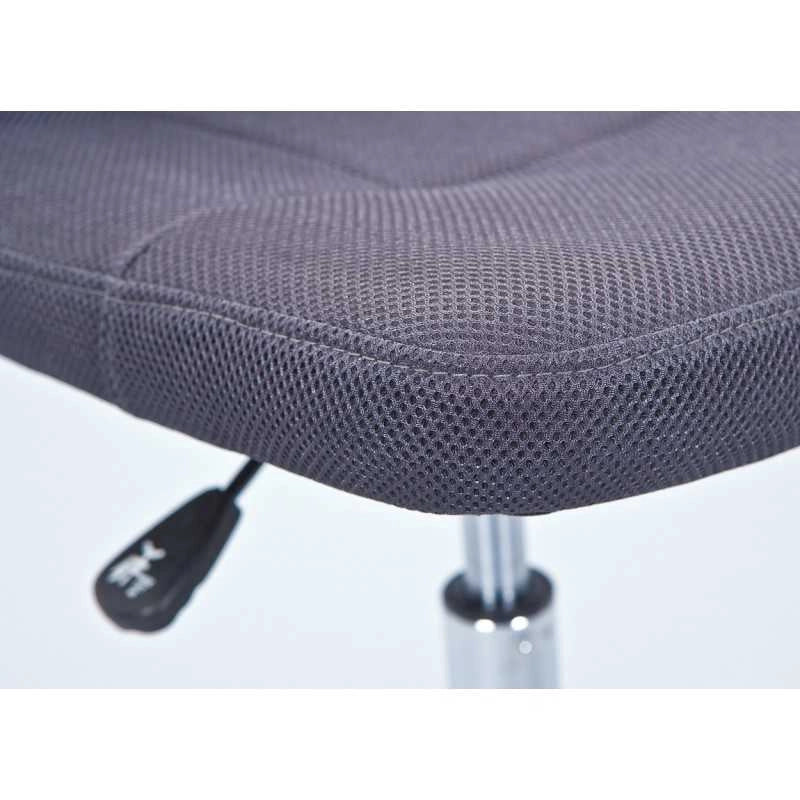 Sedia ufficio Grigio Inter Link con ruote regolabile in altezza Dim. 43x56x88-98h
