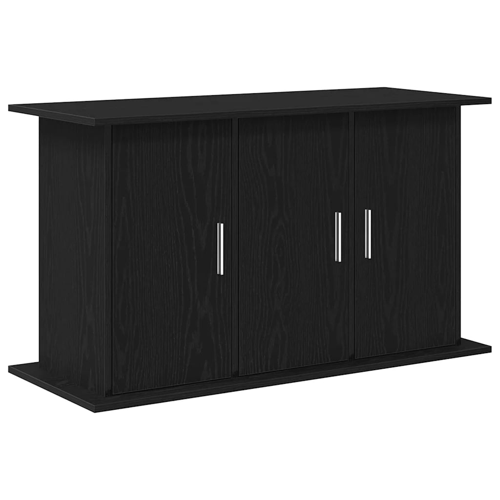 vidaXL Supporto Acquario 101x41x58 cm Legno Multistrato Rovere Nero