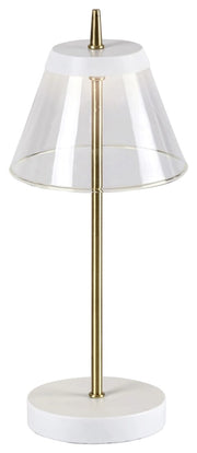 Lampada da tavolo Rabalux Aviana bianca LED 6W 4000K