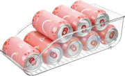 Cassetto per lattine - accessorio da cucina per la conservazione - contenitori - ripiani - mensole frigorifero - capacità massima 9 lattine bevande cibo zuppa - supporto per lattine di alta qualità frigorifero