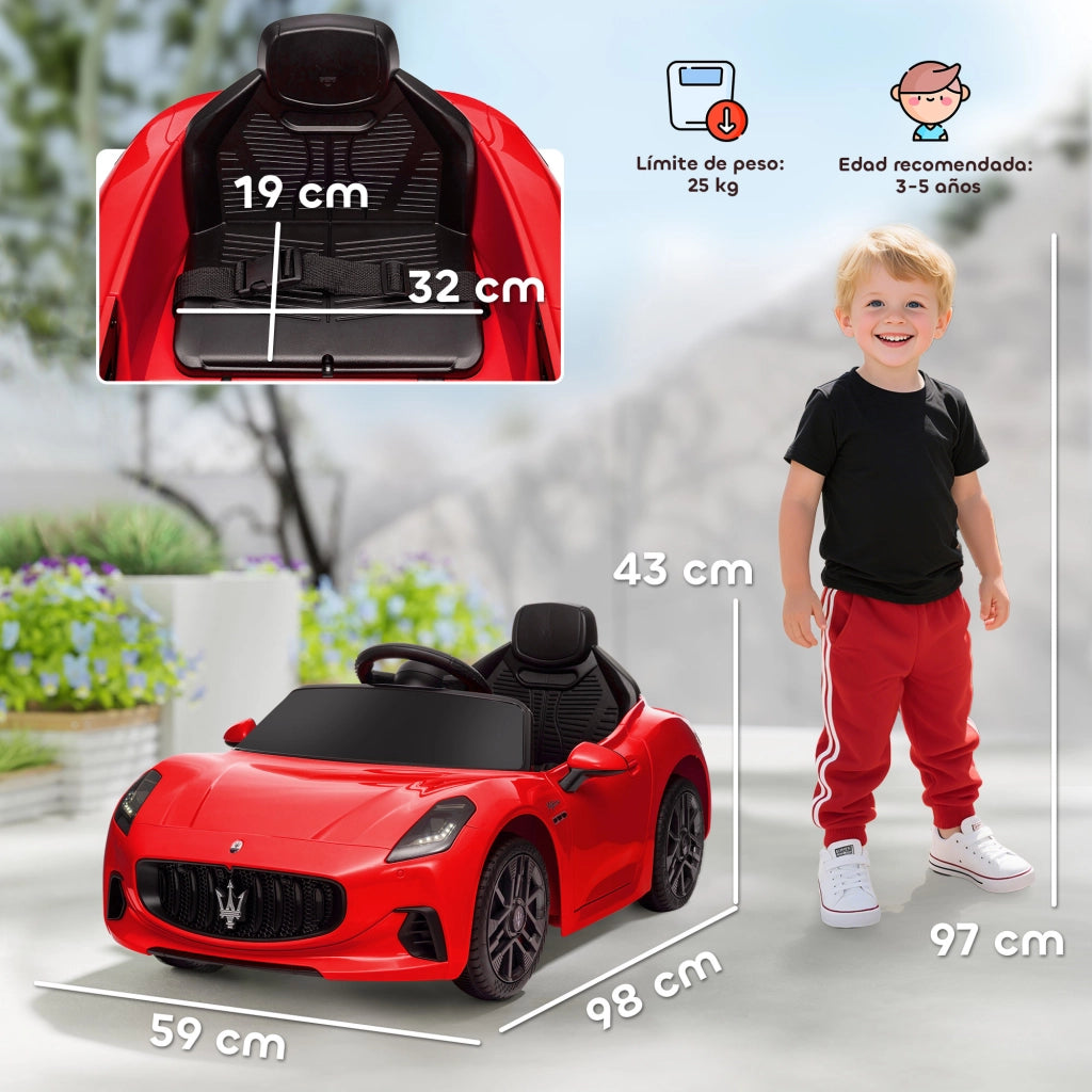 Coche El¨¦trico Maserati Gran Turismo ¨C Zephmum ¨C Rosso