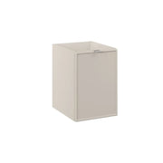 Mobile sotto lavabo BRAZZA – 1 porta con cesto per la biancheria – Colore marrone congo – 40 cm – Da posare