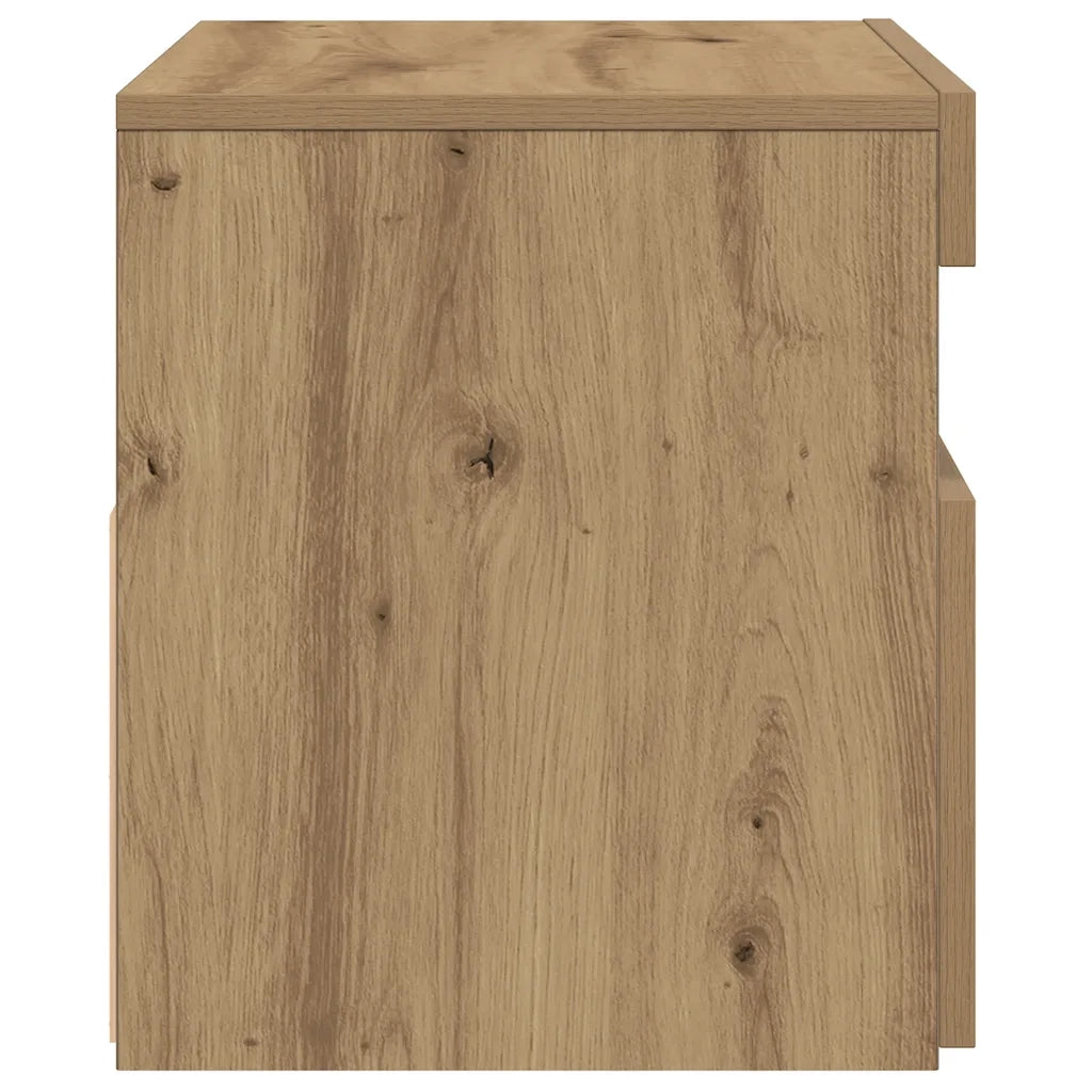 Mobili Porta TV con LED 2 pz Artigianale in Legno Multistrato 856312