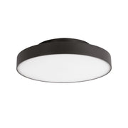 Plafoniera GPL350 Rotonda in Alluminio Grigio Antracite - 24W LED CCT Selezionabile 3000K/4000K IP65 - Gealuce per Esterni