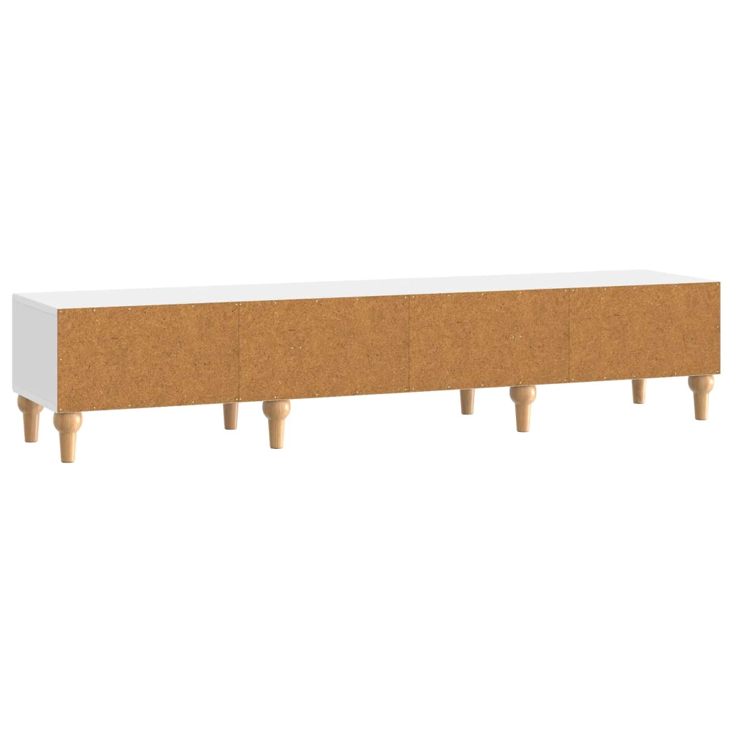 Mobile TV Bianco Lucido 147 x 34,5 x 30 cm Legno ingegnerizzato 894249