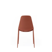 Set 4 Sedie 49x48,5xH88 cm in Polipropilene Frida Ruggine