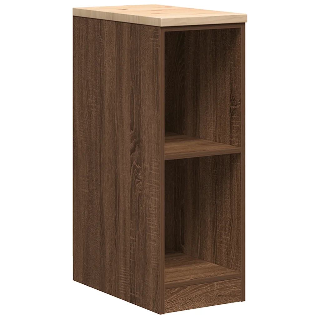 Armadietto per Garage in Rovere Marrone 30x51x85 cm CFW3673908