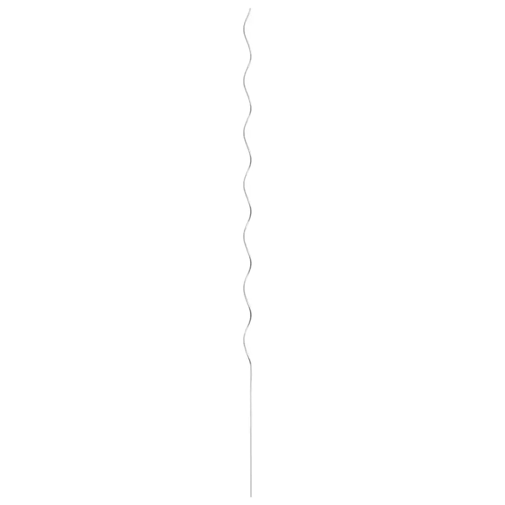 5 pz Supporti a Spirale per Piante 170 cm in Acciaio Zincato 142415