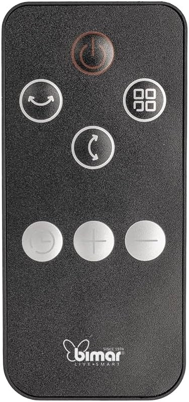 Bimar Termoventilatore Colonna HP132 PTC 2000W Telecomando Timer 24h Termostato Oscillazione