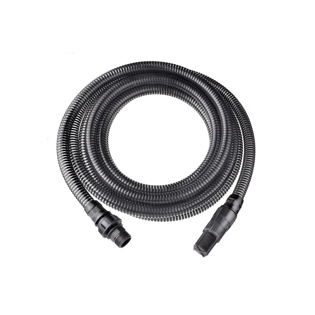 Tubo flessibile a spirale 1" con raccordi e valvole 7 metri