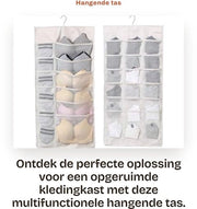 Organizzatore per Abbigliamento - Tas di Stoccaggio Bifacciale - Impermeabile - Organizzatore per Intimo - 12/18 Cestelli - Tela di Qualità Oxford - 80 x 40 cm - Organizzatore per Abbigliamento