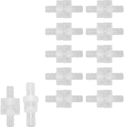 Valvola di Controllo Unidirezionale in Plastica - 10 pezzi - Antibackflow - 8mm Translucido - Per Acquario - Sicuro e affidabile - Adatto per diversi...